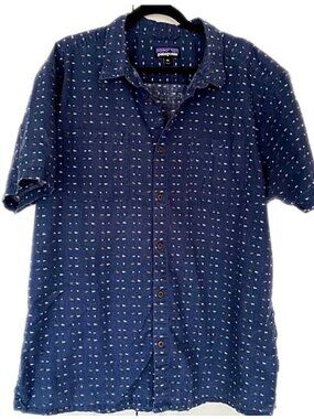 Patagonia Shirt Go To Shirt Cotton Short Sleeve Shirt size XL
